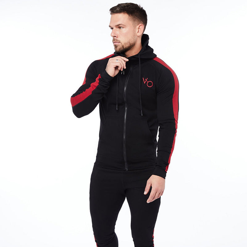 Sleek & comfy gym jogger sports suit. Breathable fabric, stylish design, perfect for any workout.